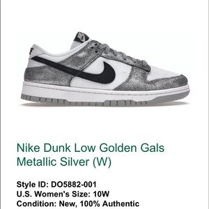 Women’s Nike Metallic Low Dunks sneakers